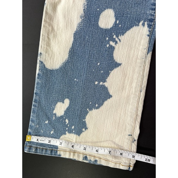 Vintage Baby Phat Jeans Women's Bootcut Size 7 Y2K Blue Jean Bleached - Picture 5 of 8